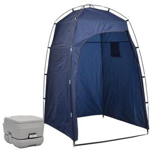 WC - TOILETTES FDIT Toilette portable de camping avec tente 10+10 L - FDI7843871809708
