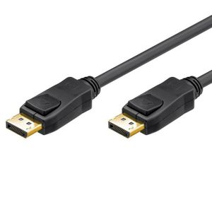 CÂBLE AUDIO VIDÉO Câble DisplayPort 1.4 avec clips de verrouillage -