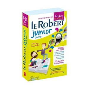 LIVRE 0-3 ANS ÉVEIL Dictionnaire Le Robert Junior de poche