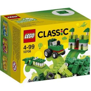 ASSEMBLAGE CONSTRUCTION LEGO® Classic 10708 Boîte de Construction verte
