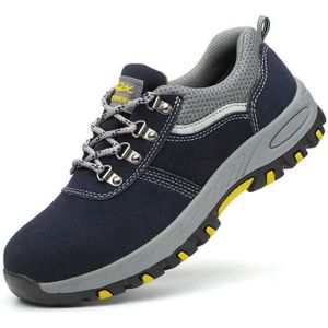 Chaussure de Securité Homme Femme Bottes Travail Chantiers Industrie Sneakers Protection Embout en Acier Basket de Sports Trekking Legere 35-48 EU Chaussure de Securité Homme Femme Bottes Travail Chantiers Industrie Sneakers Protection Embout en Acier Basket de Sports Trekking Legere 35-48 EU