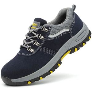 chaussures de securite homme a lacets s1p - obak mars bleu homme