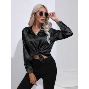 Chemisier Camisole Transparent Express - Noir - Taille M - Coton - Très Bon état