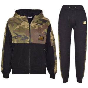 Survêtement Enfant Camouflage A2Z - Sweat à Capuche Et Jogging