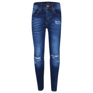 LEGGING Enfants Filles Extensible Jeans Denim Déchirée Pan