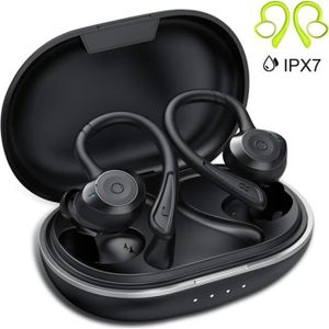 WANGXB Ecouteurs Bluetooth,/Écouteur Bluetooth sans Fil Micro,Oreillettes Bluetooth /Étanche.St/ér/éo,Etui de Charge,Oreillette Bluetooth 5.0 avec Mic.