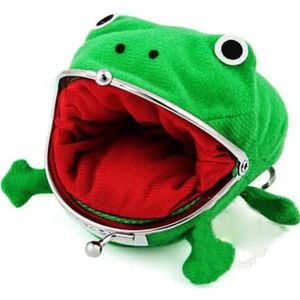 Ohomr Grenouille Verte Sac Mignon de Monnaie Cosplay Accessoires Peluche Porte-Monnaie Portefeuille pour Les Amateurs de Naruto et Cosplay