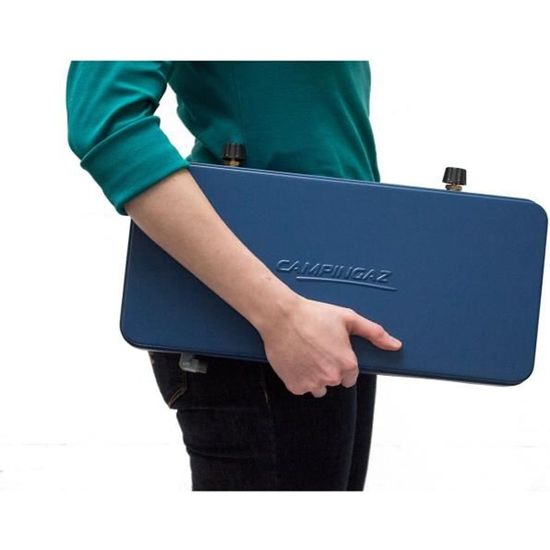 Réchaud De Camping, Réchaud à Gaz 2-En-1 4400W 2 Brûleurs