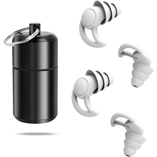 Bouchons D'Oreille Pour Dormir Lot De 6 En Silicone Et Anti-Bruit Anti