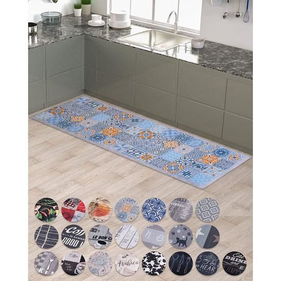 Enyhom Long Tapis De Couloir, Antidérapant, Lavable, Tapis De Couloir