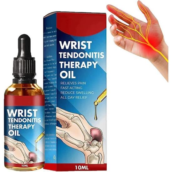 Gfouk German Wrist Tendonitis Therapy Oil, Muscle Massage Oil For Body