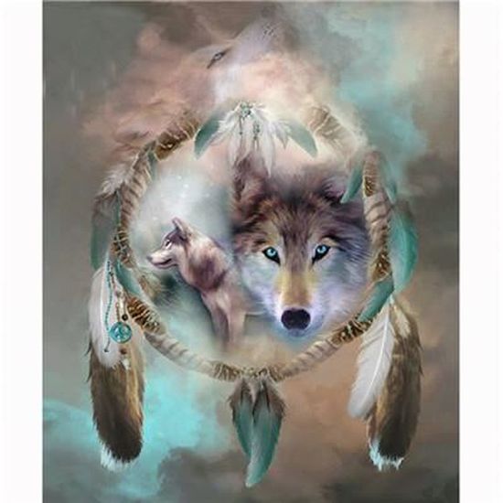 L'Animal-Totem  dans Croyances & Légendes version-80001848-30x40cm-loup-totem-main-diama
