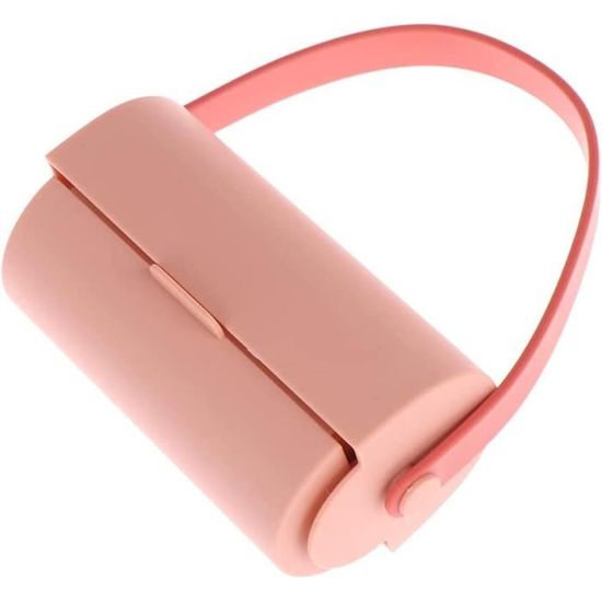 AJW-Rouleau de papier collant réutilisable pour enlever la poussière et ...