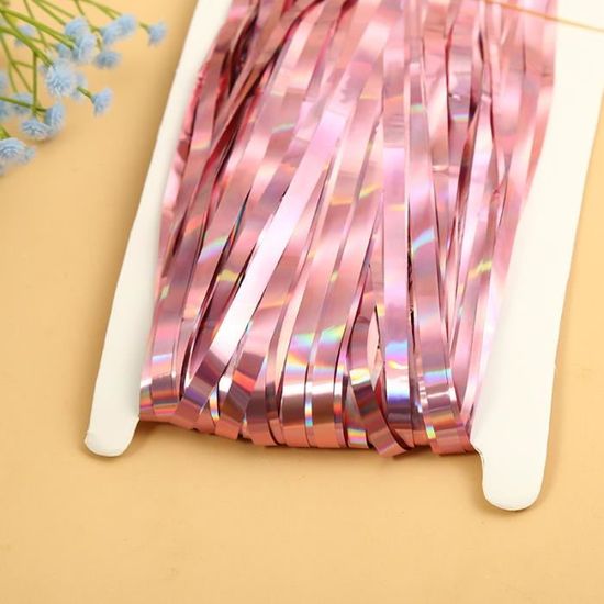 Rideau À Franges En Aluminium, Toile De Fond Pour Fête De Noël, Rideau