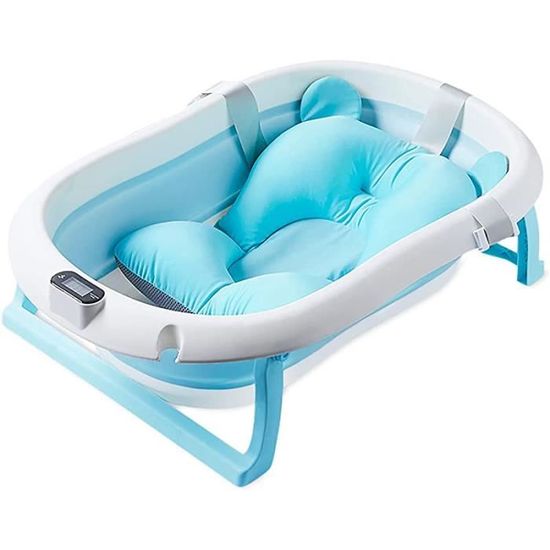 Support De Bain Pour Bébé Réglable Avec Base Antidérapante - Pour Douche Facile, Mains Libres, Design Ludique