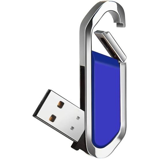 Clé USB 3-en-1 64 Go Pour IPhone/Android/PC - Ports Lightning, USB-A, USB-C - Sans Appli, Plug & Play - Résistante à L'eau