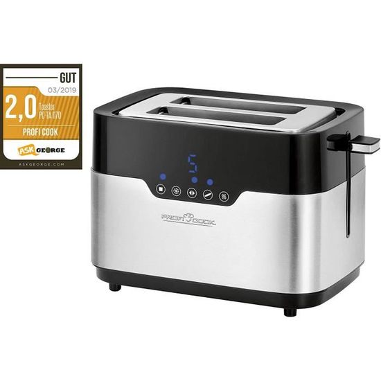 ProfiCook PCTA 1170 Grillepain Capteur tactile Fixation du