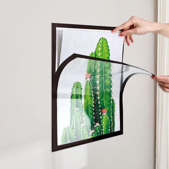Cadre Magnétique Diamond Painting 25x35cm - Cadre Photo Amovible Pour Peinture Diamant 5D