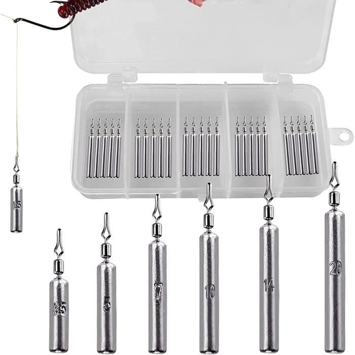 40 Plombs De Pêche Sans Rouleau, 5 Oz - Lot De Poids En Plomb Qualité US (neuf)