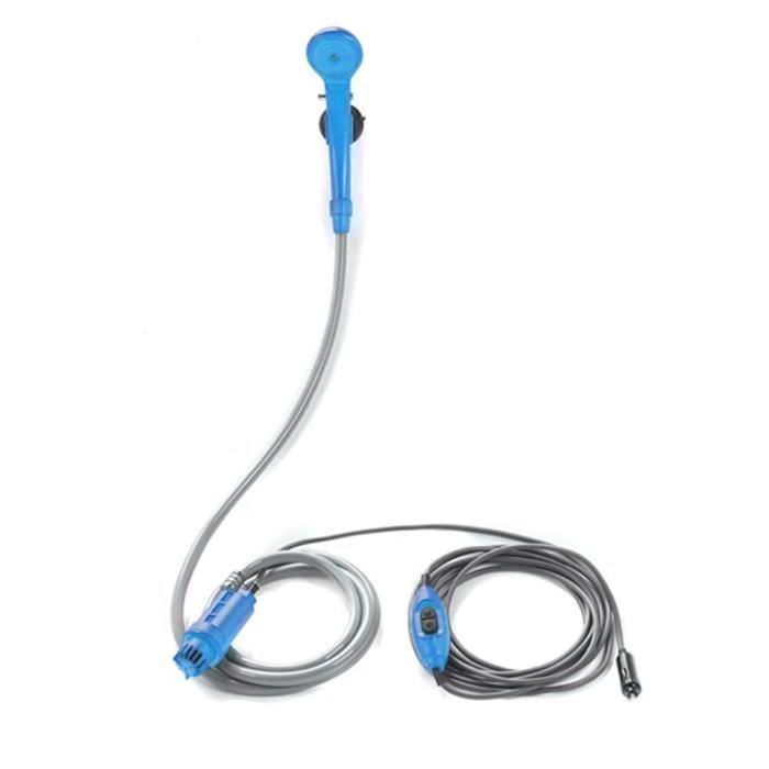 Douche Portable 12V Avec Pompe Submersible – Pour Camping, Caravane, Jardin