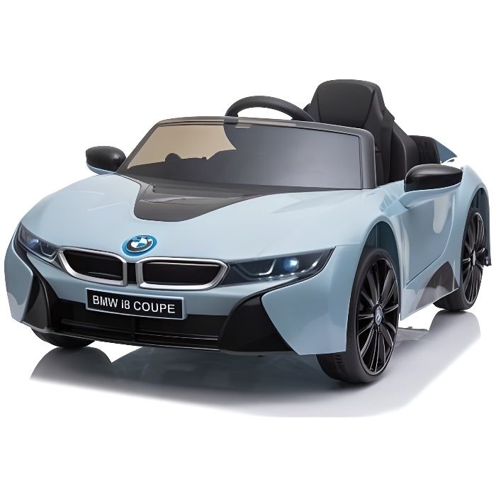 BMW I8 voiture électrique pour enfants 12v Bleu - Voiture électrique pour enfant avec batterie 12v et télécommande