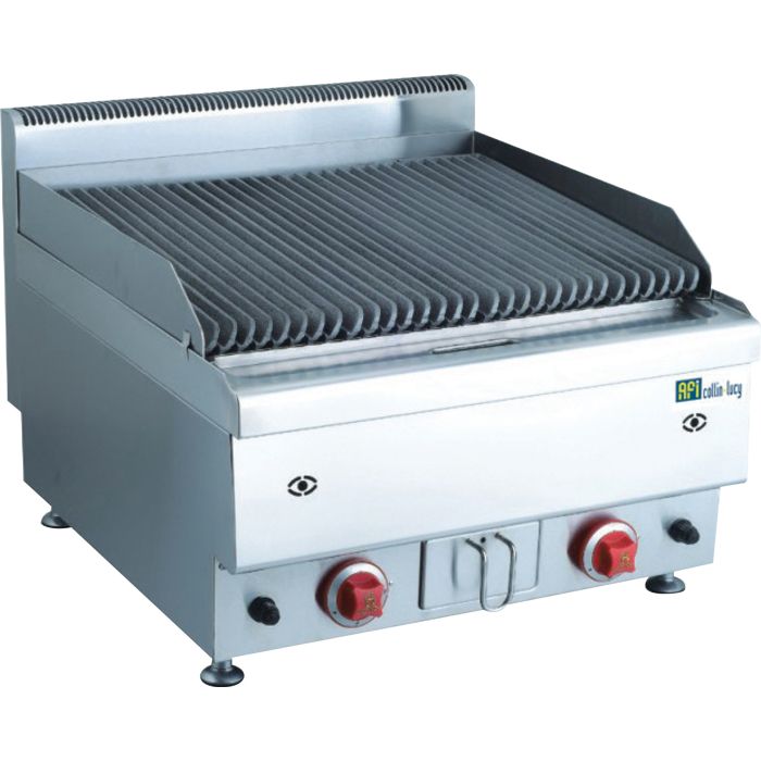 Grill Pierre de Lave au Gaz en Inox Gamme Top 650 - 14,4 kW - AFI Collin Lucy - 650