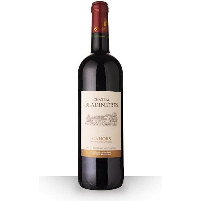 Château Bladinières 2016 AOC Cahors - 75cl - Vin Rouge