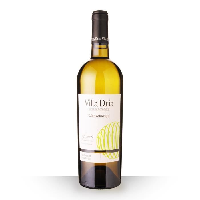 Villa Dria Côte Sauvage 2018 IGP Côtes de Gascogne - 75cl - Vin Blanc