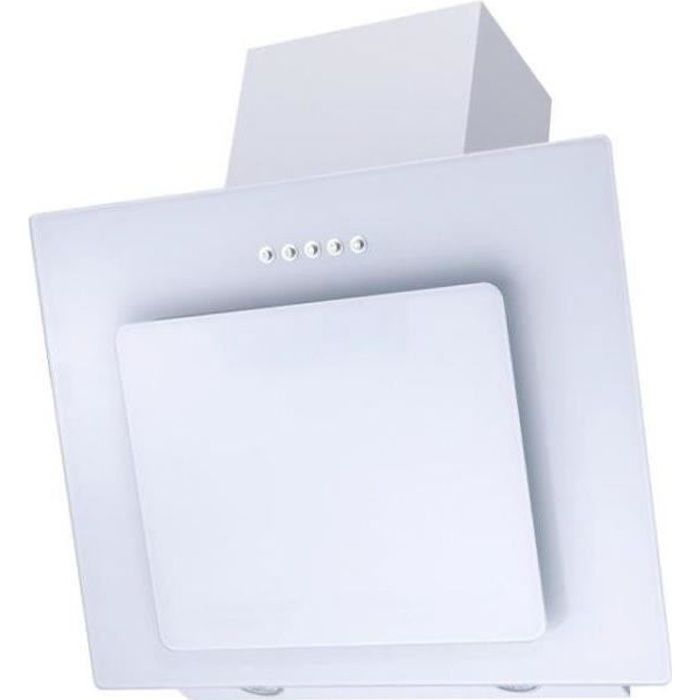 PKM 9039XW verre blanc hotte aspirante d'extraction de bord hotte de 60 cm hotte inclinée