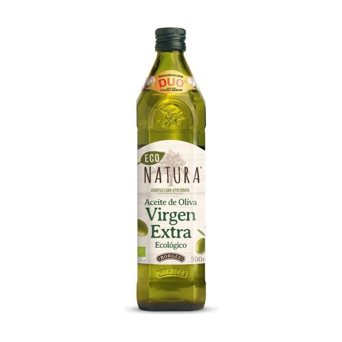 BORGES ECO-NATURA - Huile d'Olive Extra Vierge Bio 500 ml de huile