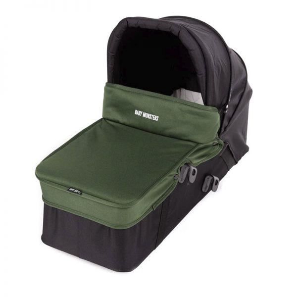 Nacelle secondaire Baby Monsters Easy Twin + couvre jambes Forest