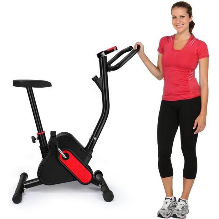 Vélo d'Appartement Ergomètre Cardio,Système de Freinage Magnétique Haute Performance,Masse d'Inertie