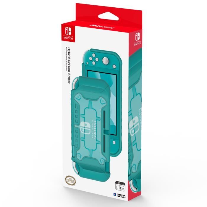 HORI - Nintendo Switch Lite Hybrid System Armor (Turquoise and Clear)