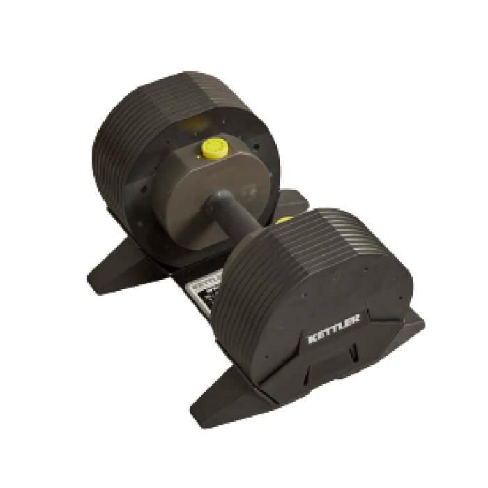 Kettler Vario Dumbbell Select 55 | Haltère individuel | Poids réglable | 10 disques