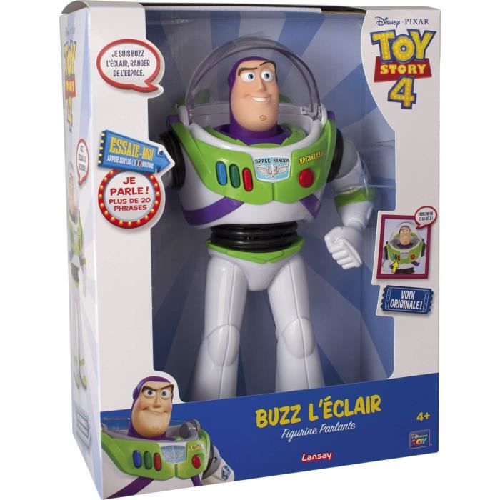Lansay - Toy Story 4-Buzz l'Eclair Personnage Parlant Figurine, 64569