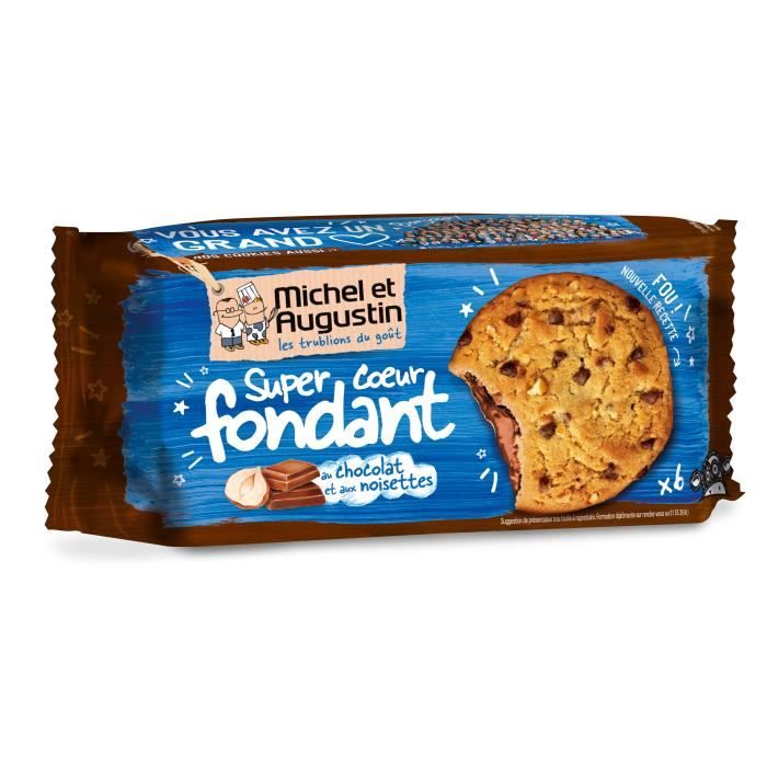 Cookies coeur fondant 180 g Michel et Augustin