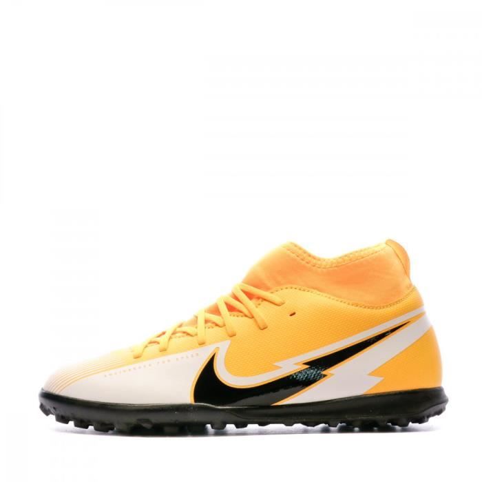 Chaussures de foot Oranges Enfant Nike Superfly 7 Club TF