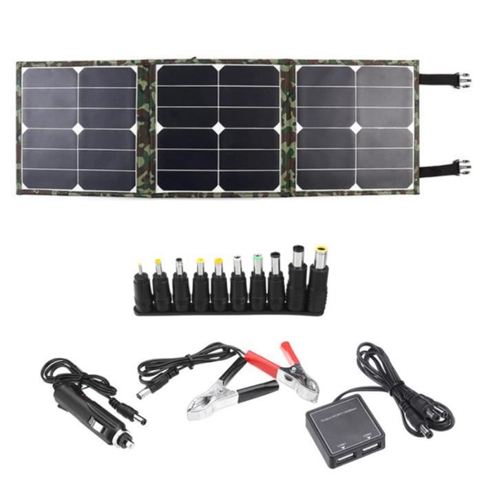 1 panneau solaire pliant de de portatif imperméable durable de cellule pour le camping, occasion d'occasion  France