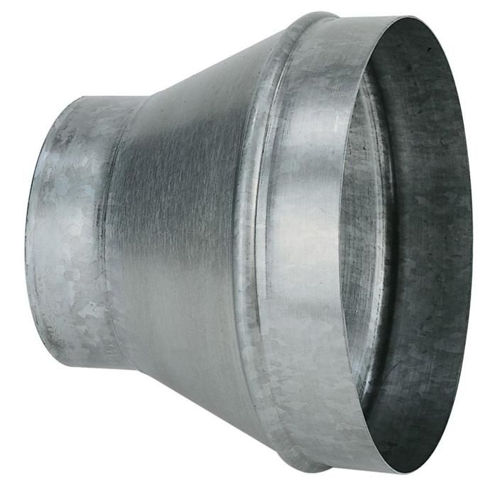 réduction conique de ventilation - diamètre 200 vers 160 mm - atlantic 523472