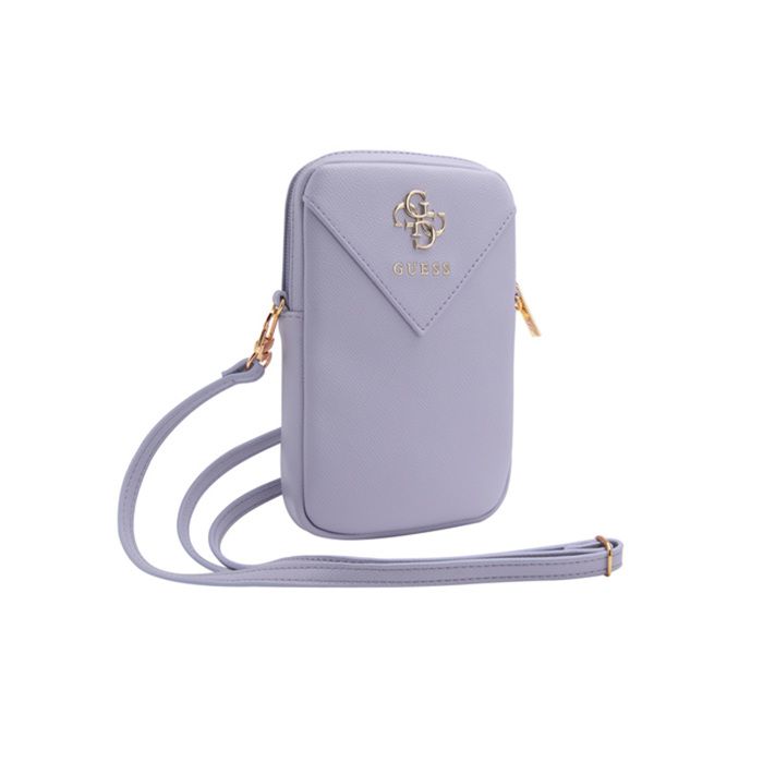 Sac pour téléphone Guess Zip Triangle 4G Cuir écologique Sangle réglable - vue 3