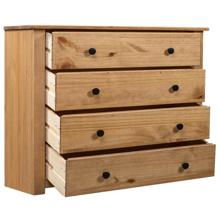 Buffet CHIC Armoire latérale 80x40x73 cm Pin Assortiment Panama LL0000022983