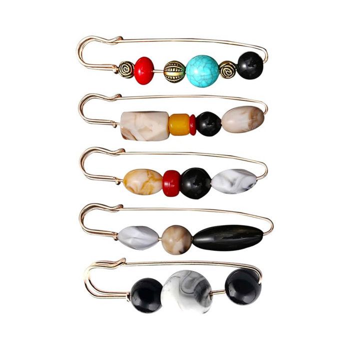 Meilleurs prix pour Lot de 5 pinces à écharpe pour pull broches vintage pour femmes