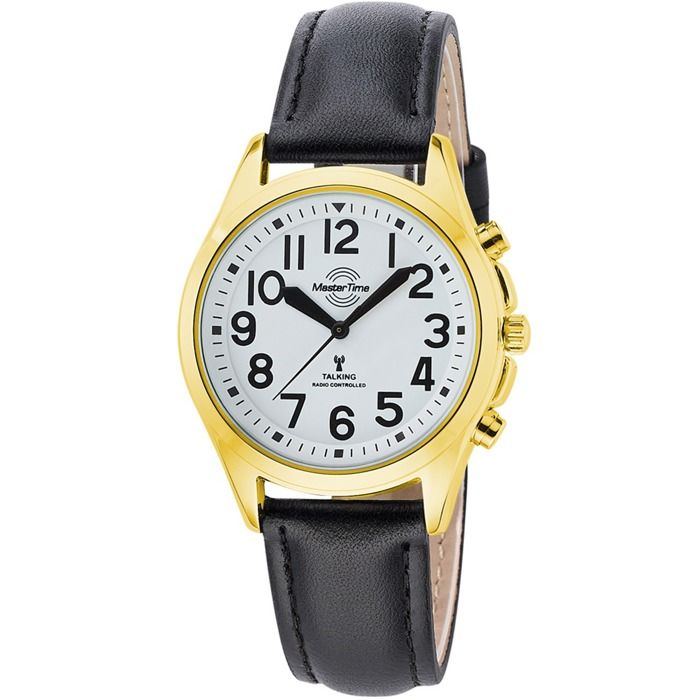 Master Time MTLA-10942-12L Montre pour femme Horloge radiocommandée parlante 38mm Master Time MTLA-10942-12L Montre pour femme Horloge radiocommandée parlante 38mm