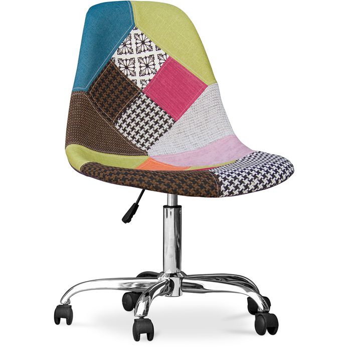 Chaise de bureau Brielle - Patchwork Simona Multicolore