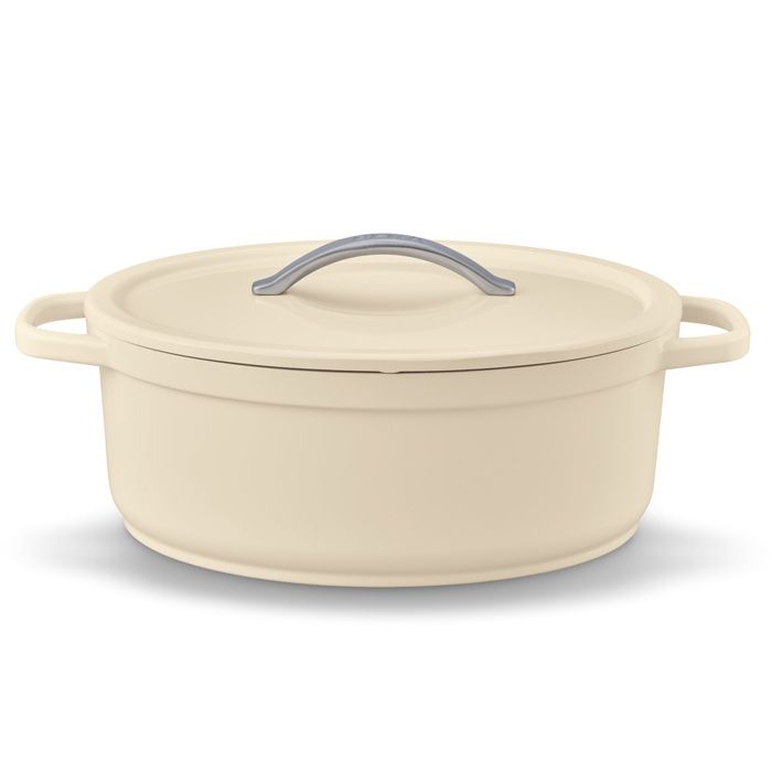 Cocotte ovale beige 31 cm 6 L - Beka