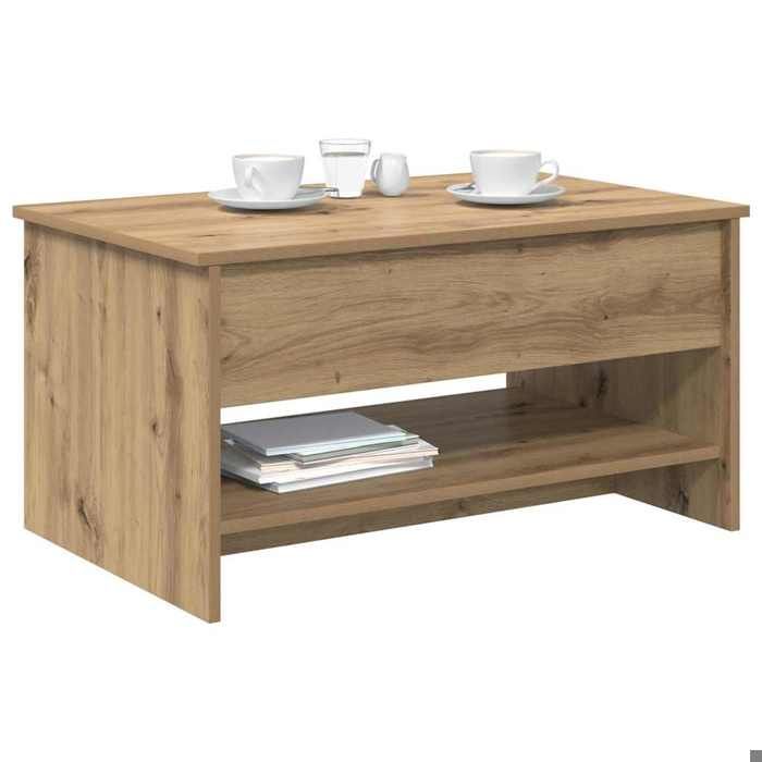 SOLDES DHIVER®Table centrale - Marron Table basse de salon - Capacité 50 kg - chêne artisanal - 80 x 50 5 x 41 5 cm - 90899