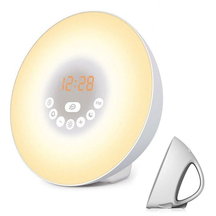 Wake Up Light hf3531/01 – Réveil avec lumière 200 lux rouge 106 x 181 x 181 cm rouge [Classe énergétique F] ODIPIE