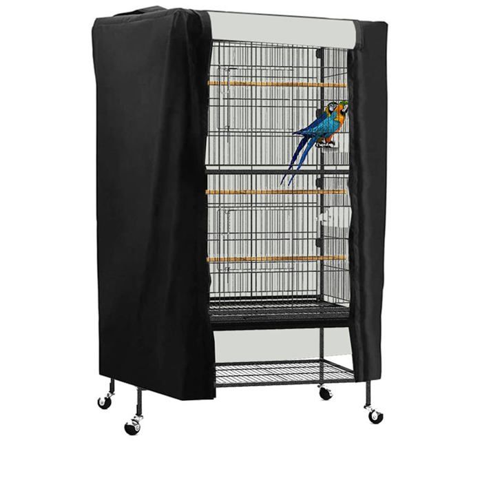 Housse de cage à oiseaux 80x54x120cm - Couverture respirante universelle Convient pour perroquets et animaux Dupcheliry