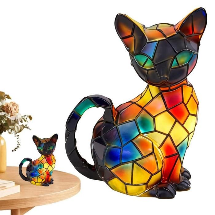 Lampe chat veilleuse LED lampe USB pour chats veilleuse chat pour la décoration de la chambre cadeau pour les amoureux