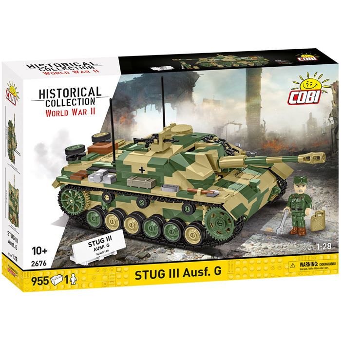 COBI 2676 - STUG III AUSF. G - JEU DE CONSTRUCTION - VERT